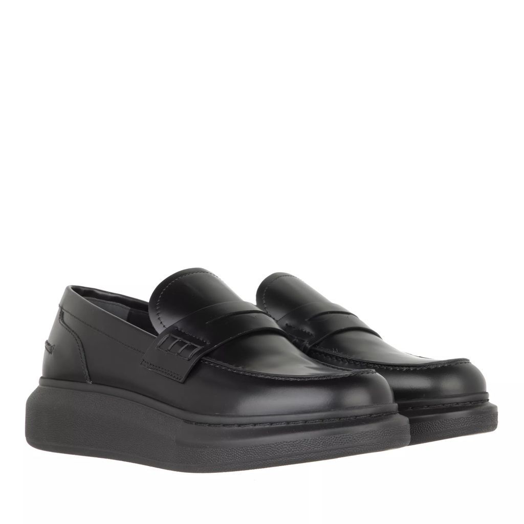 Loafers & Ballet Pumps - Oversized Mocassin Leather - black - Loafers & Ballet Pumps for ladies