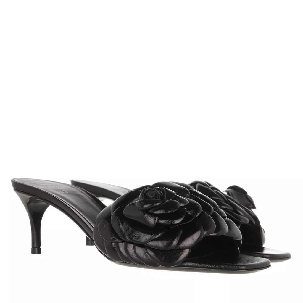 Slipper & Mules - Atelier Flat Sandals Leather - black - Slipper & Mules for ladies