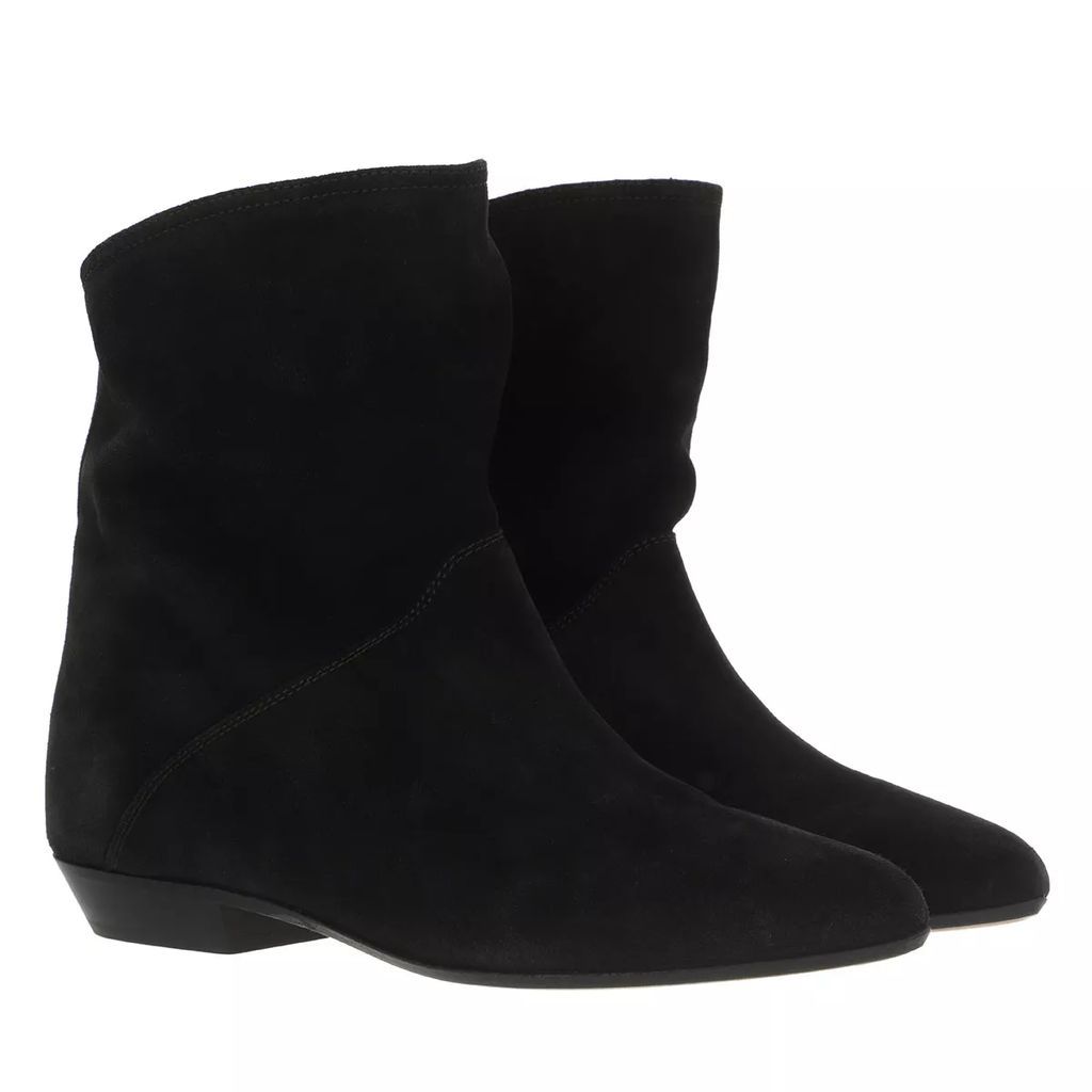 Boots & Ankle Boots - Solvan Ankle Boots Suede Leather - black - Boots & Ankle Boots for ladies