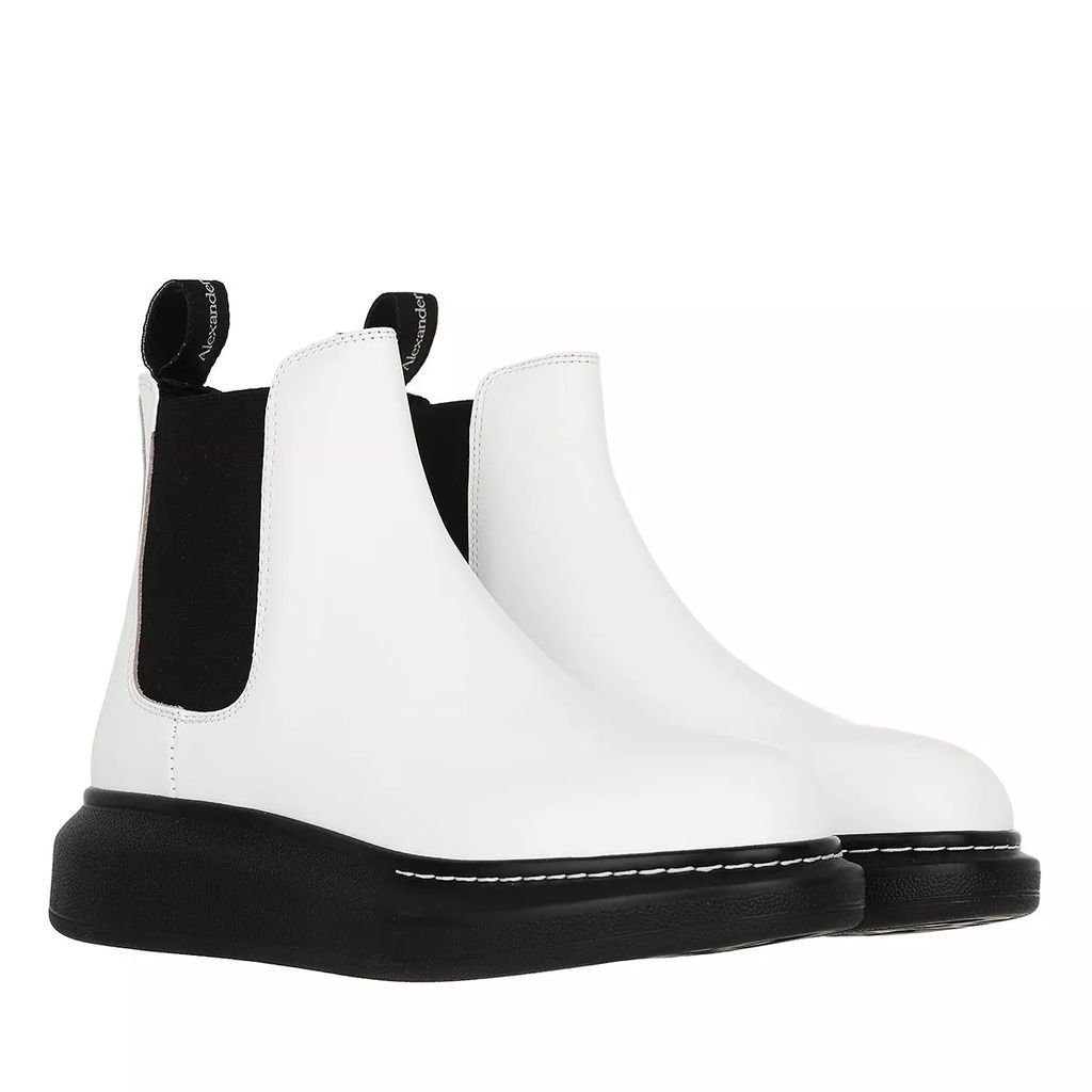 Boots & Ankle Boots - Chelsea Boots Leather - white - Boots & Ankle Boots for ladies