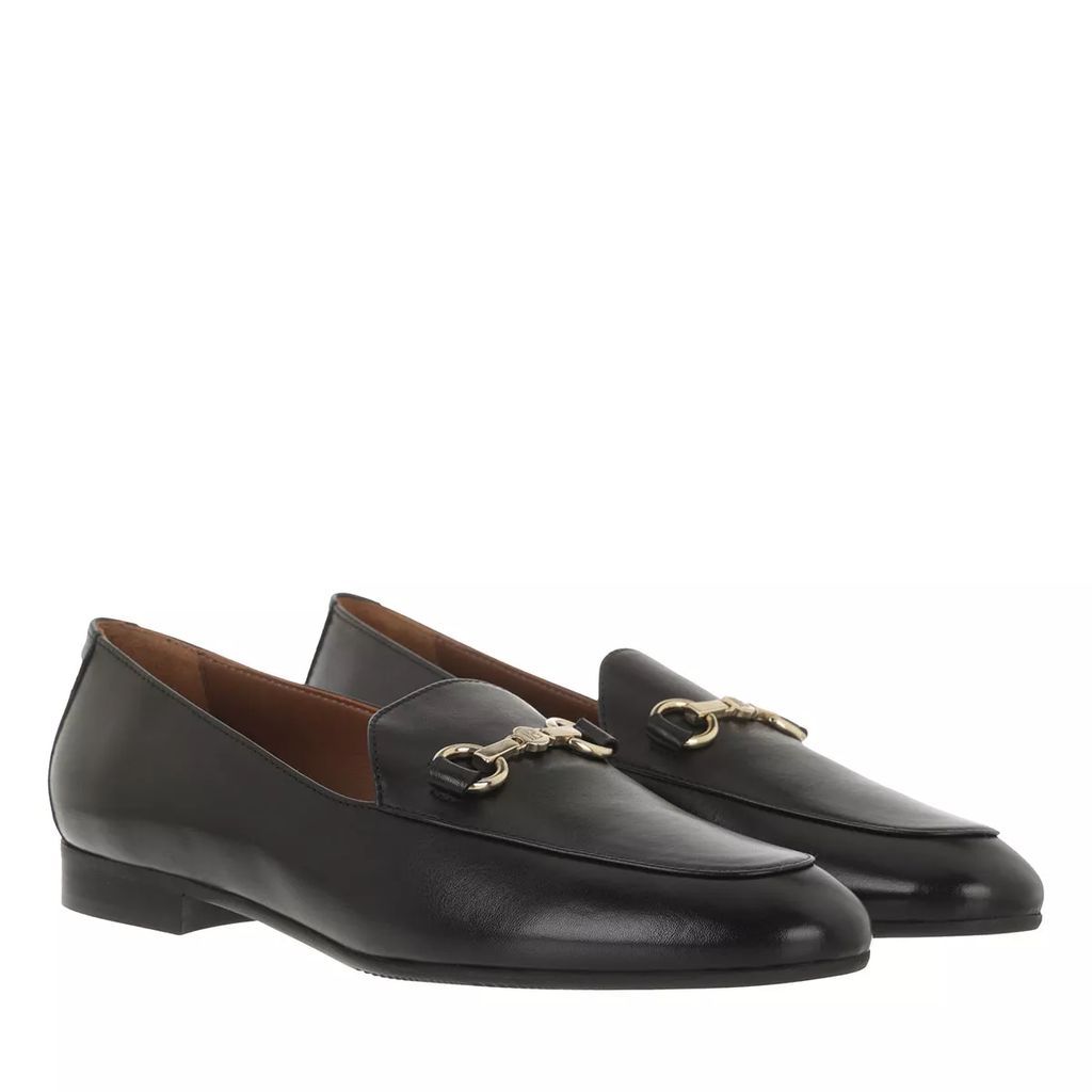Loafers & Ballet Pumps - Vendôme Fleur Calfskin Leather Loafers - black - Loafers & Ballet Pumps for ladies
