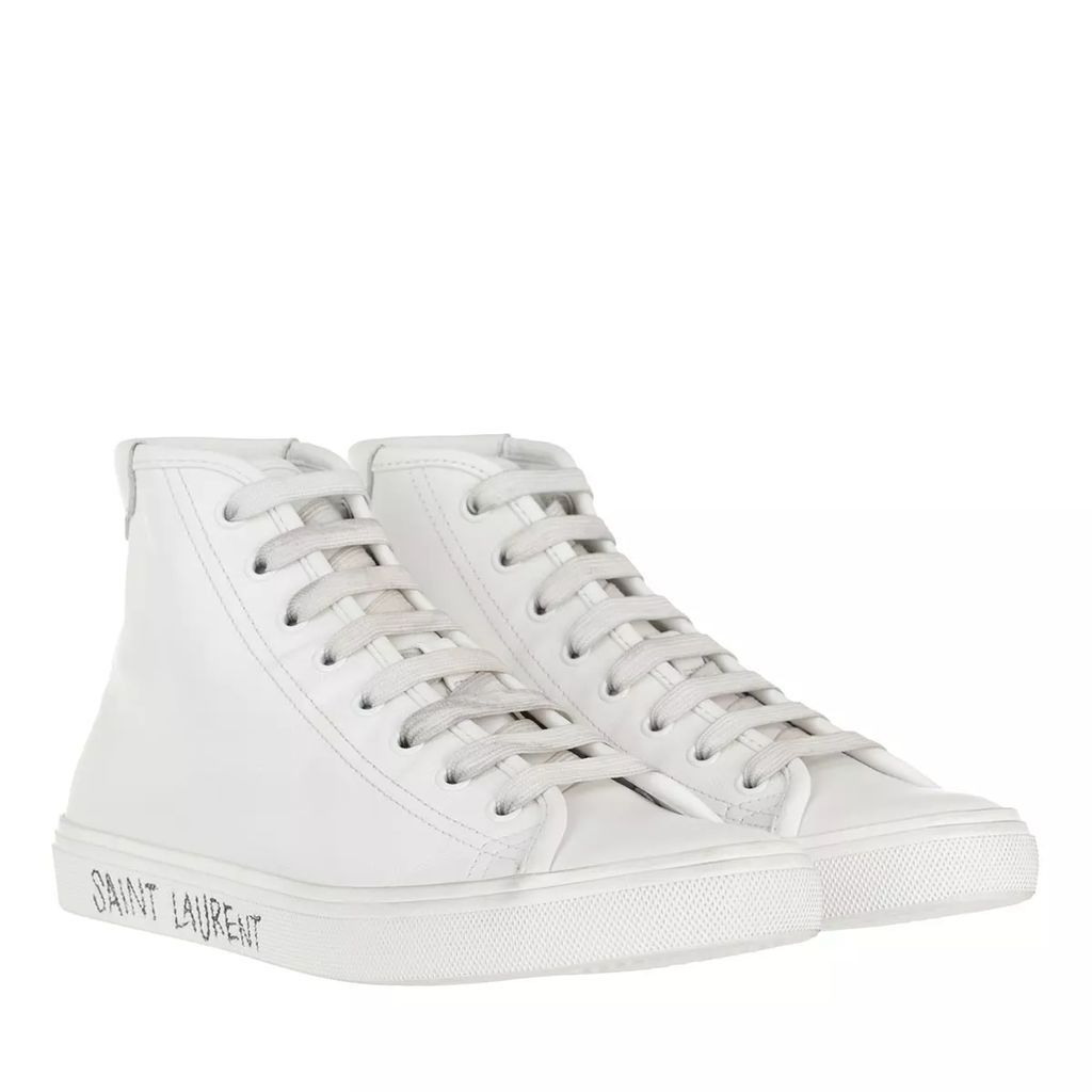 Sneakers - Malibu Mid Top Sneakers Smooth Leather - white - Sneakers for ladies
