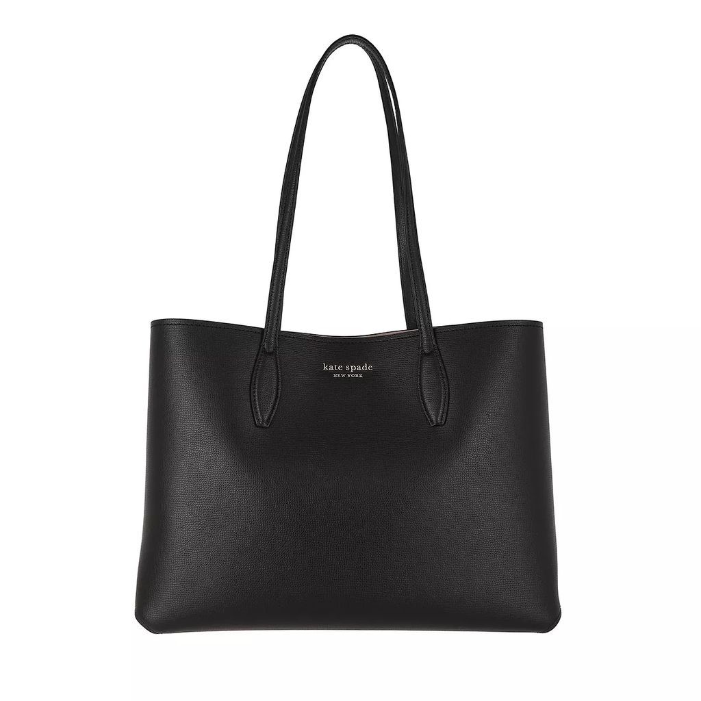 Tote Bags - All Day Crossgrain Leather Large Tote - black - Tote Bags for ladies