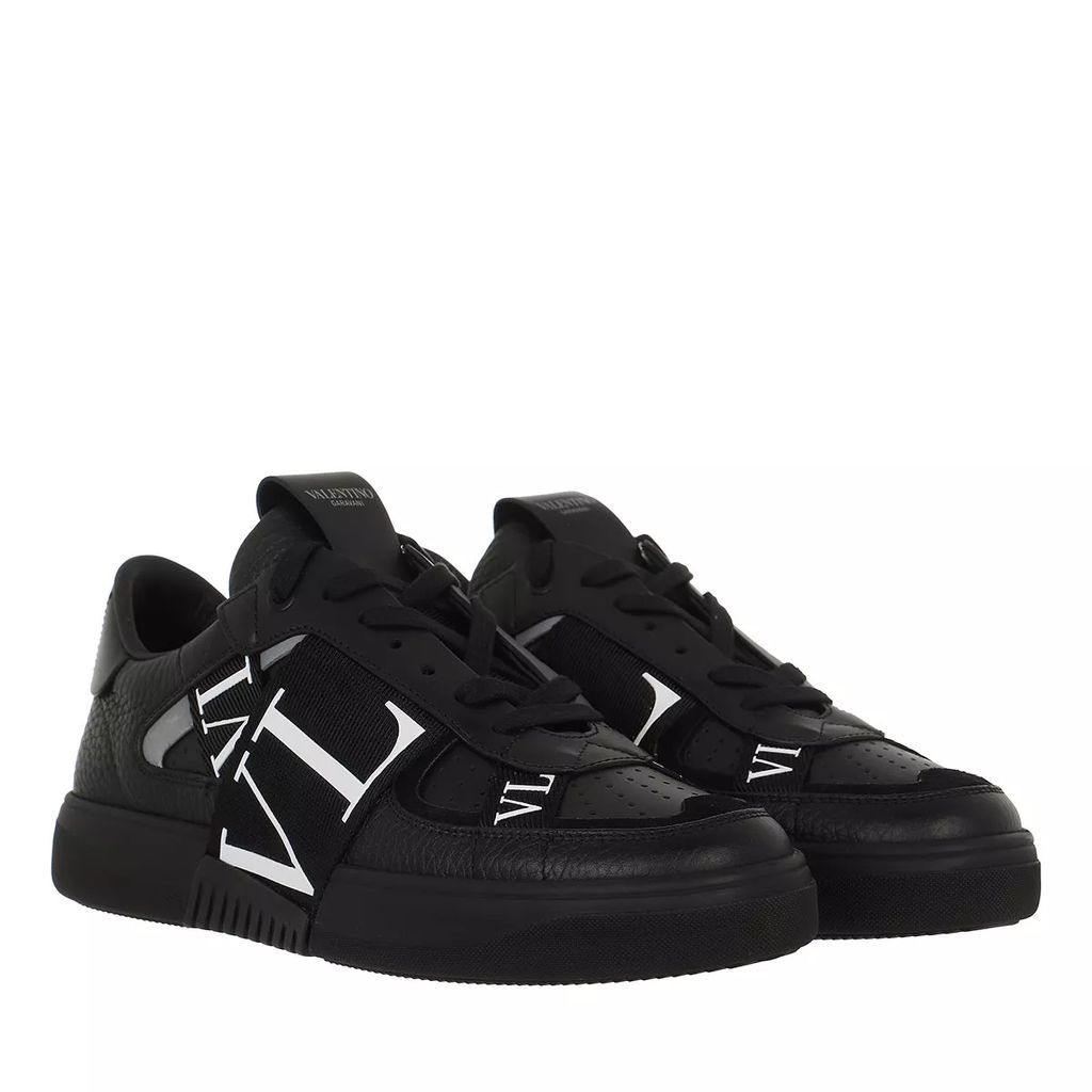 Sneakers - VLTN Low Top Sneakers Calf Leather - black - Sneakers for ladies