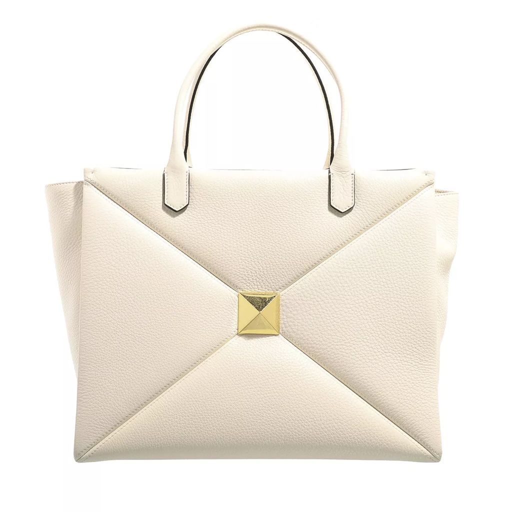 Shopping Bags - One Stud Tote Bag - white - Shopping Bags for ladies