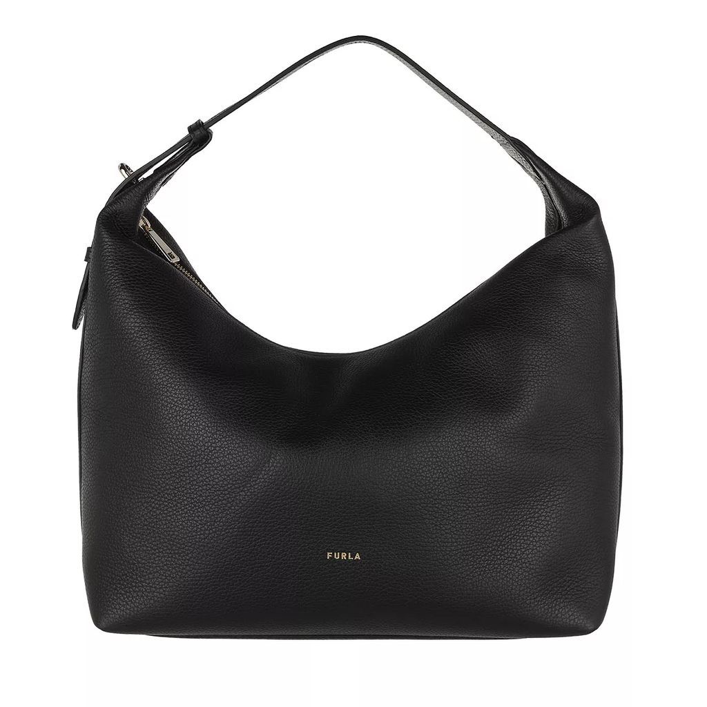 Hobo Bags - Vitello Eracle - black - Hobo Bags for ladies