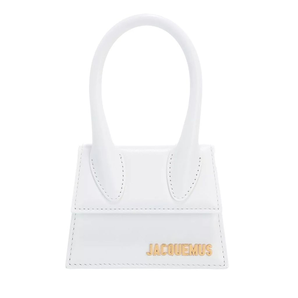 Tote Bags - Le Chiquito Top Handle Bag Leather - white - Tote Bags for ladies
