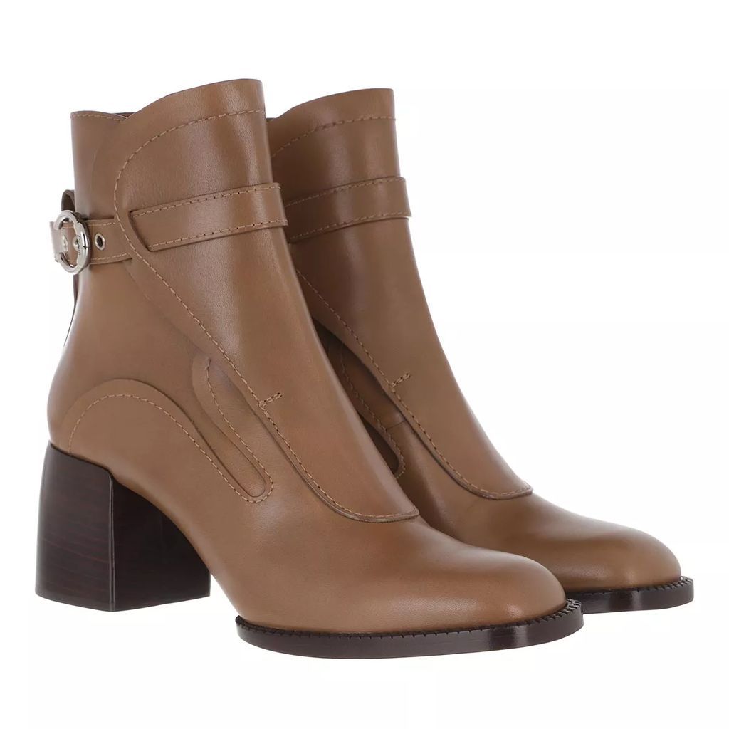 Boots & Ankle Boots - Ankle Boots Calf Leather - brown - Boots & Ankle Boots for ladies