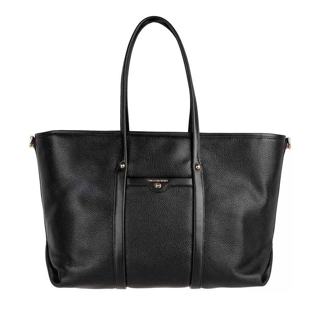Tote Bags - Large Tote  Leather - black - Tote Bags for ladies