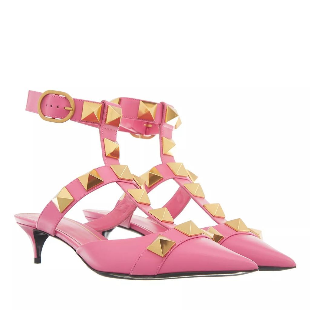 Pumps & High Heels - Rockstud Sandals - pink - Pumps & High Heels for ladies