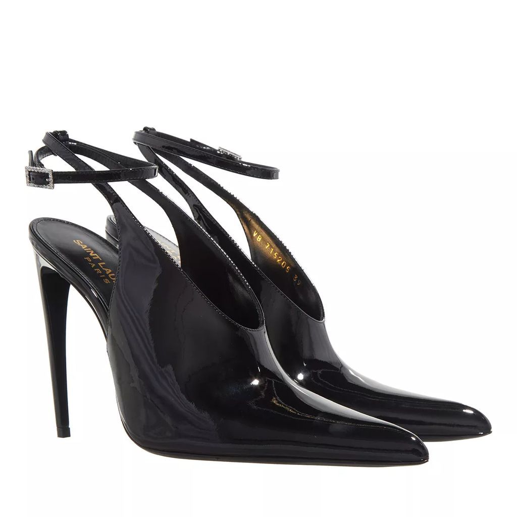 Pumps & High Heels - Kendall Patent Leather Slingback Pumps - black - Pumps & High Heels for ladies