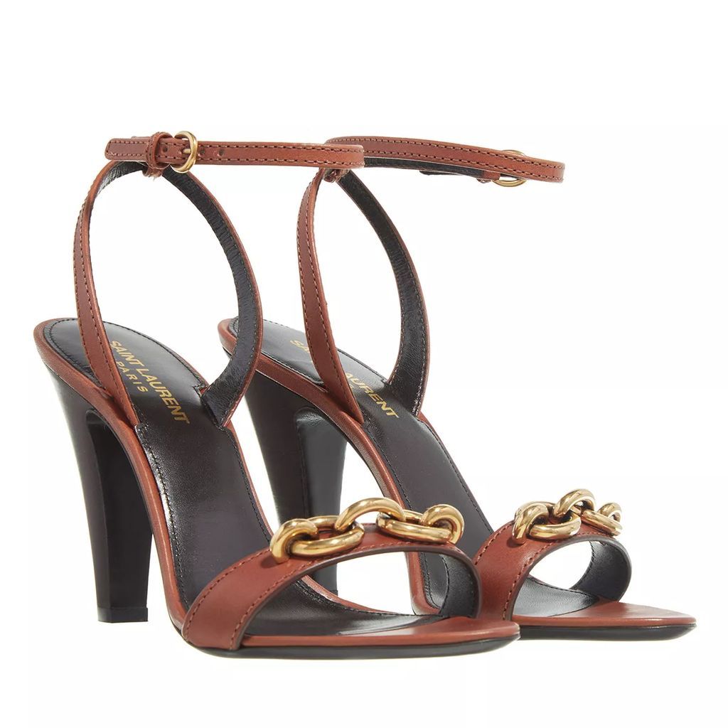 Sandals - Le Maillon Sandals In Smooth Leather - brown - Sandals for ladies