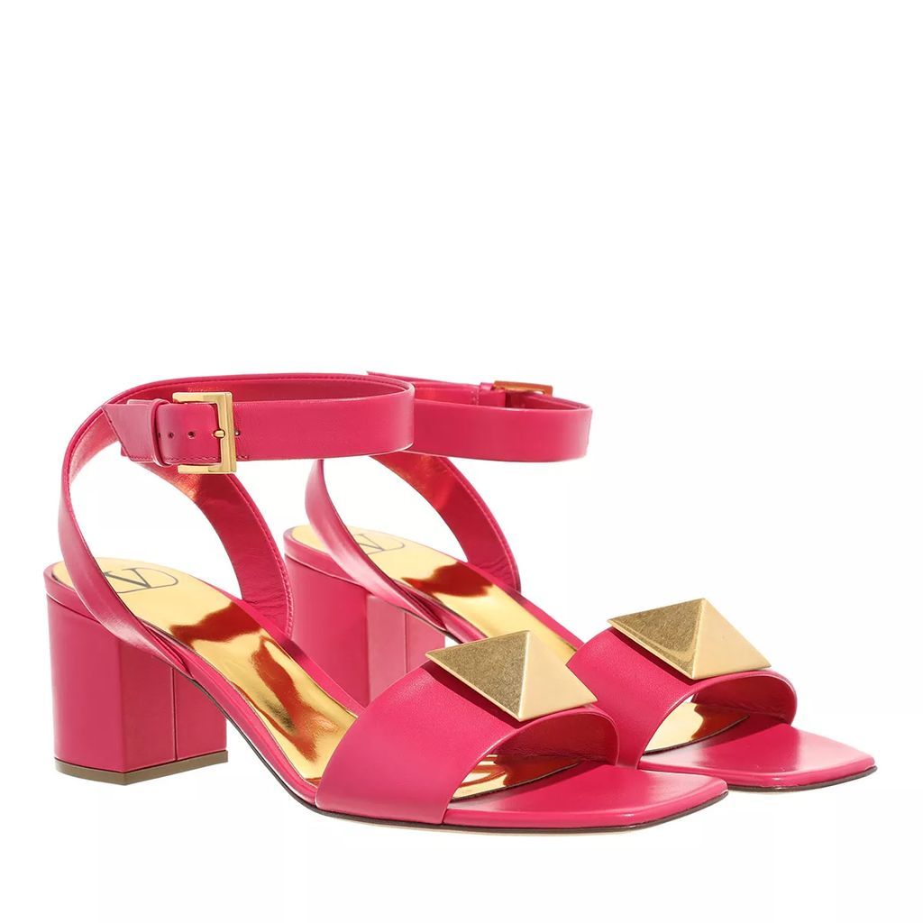 Sandals - One Stud Calfskin Sandals - pink - Sandals for ladies