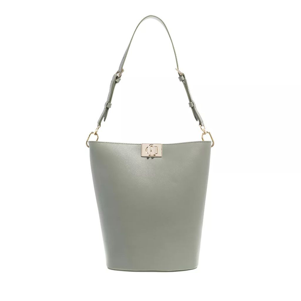Bucket Bags - Furla Fleur Mini Bucket Bag - green - Bucket Bags for ladies