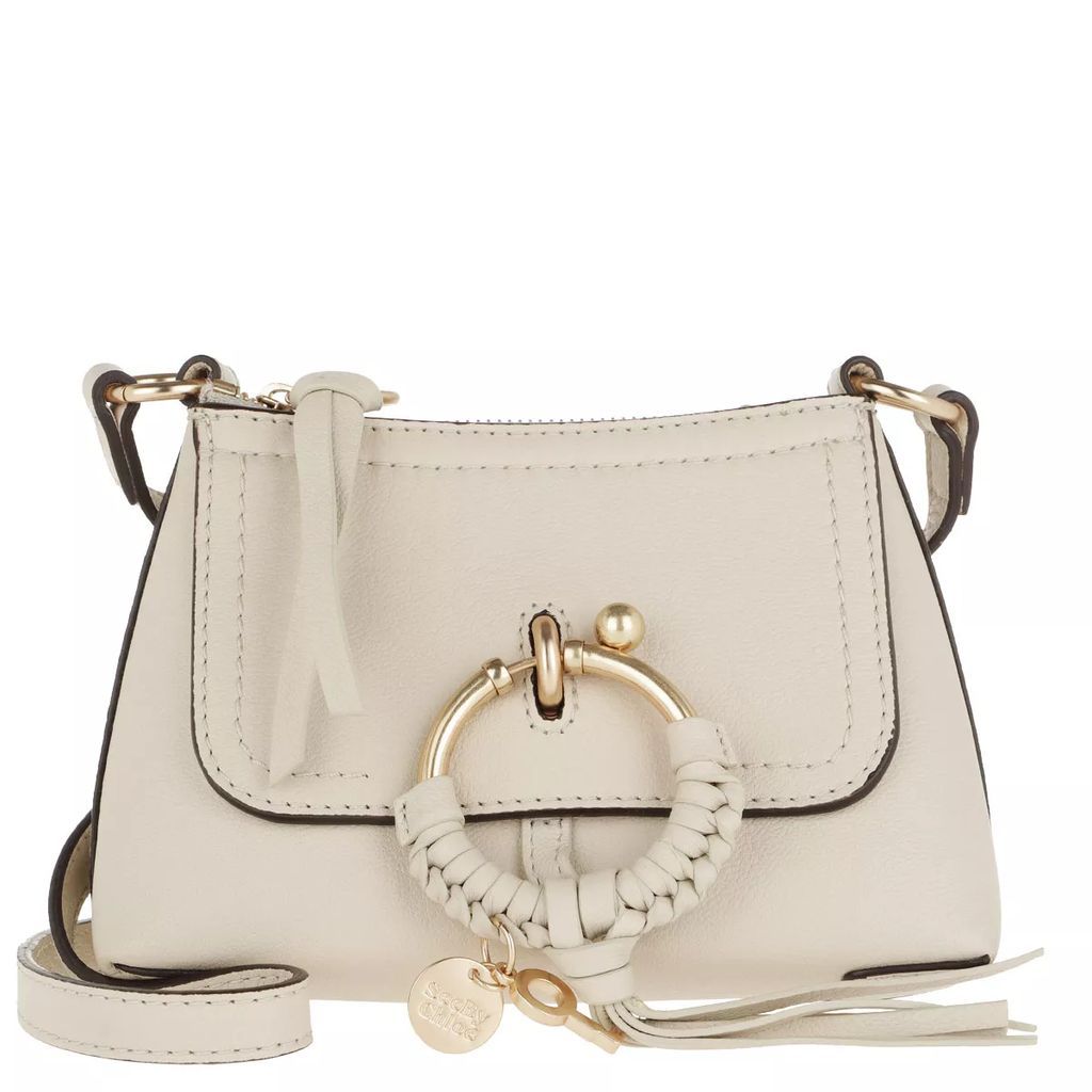 Crossbody Bags - Joan Crossbody Bag Mini Leather - beige - Crossbody Bags for ladies