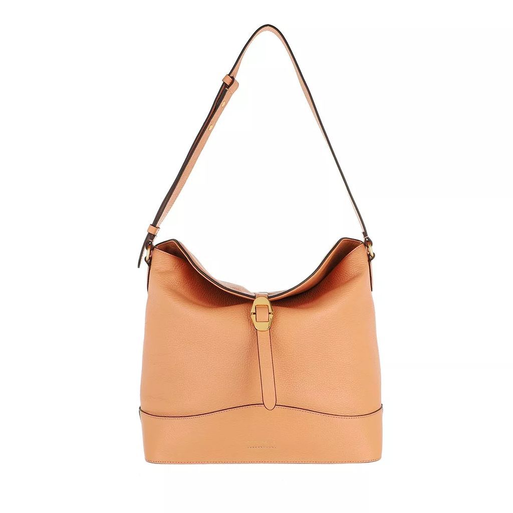 Hobo Bags - Josephine Handbag Grained Leather / Almond - cognac - Hobo Bags for ladies