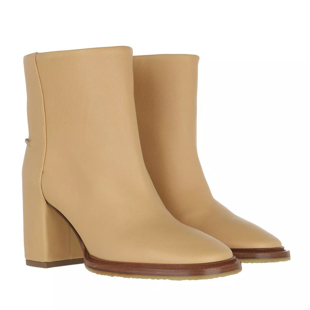 Boots & Ankle Boots - Edith Boots Leather - beige - Boots & Ankle Boots for ladies