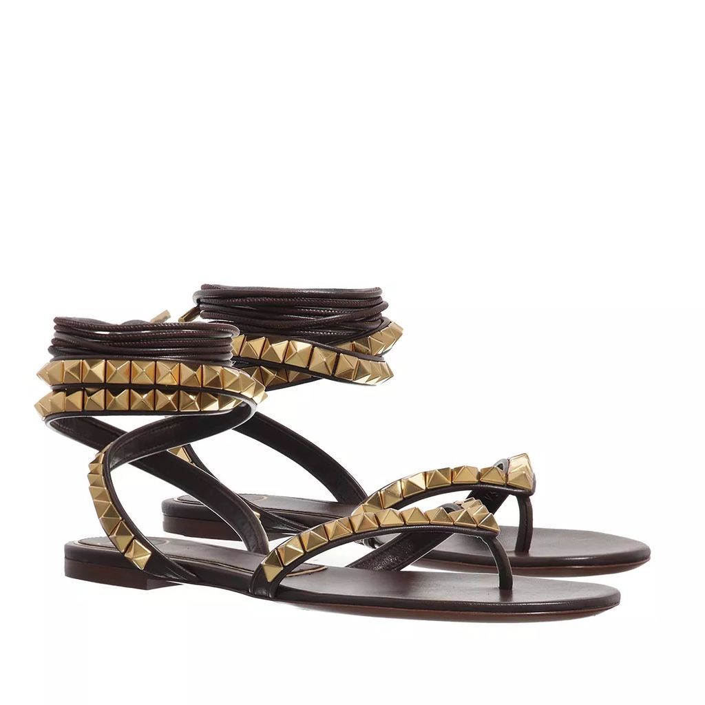 Sandals - Rockstud No Limit Flat Thong Sandals - brown - Sandals for ladies