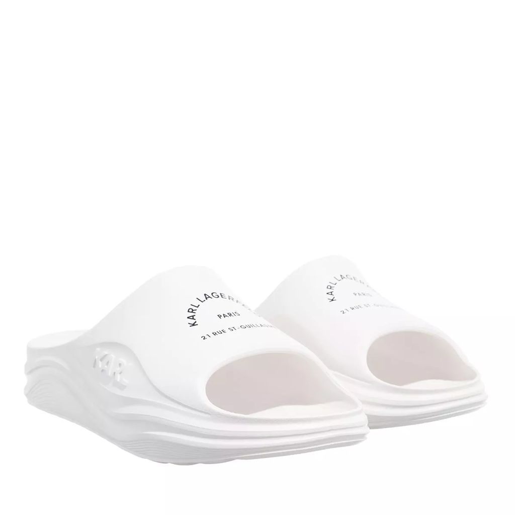 Sandals - SKOONA Karl Logo Slide - white - Sandals for ladies
