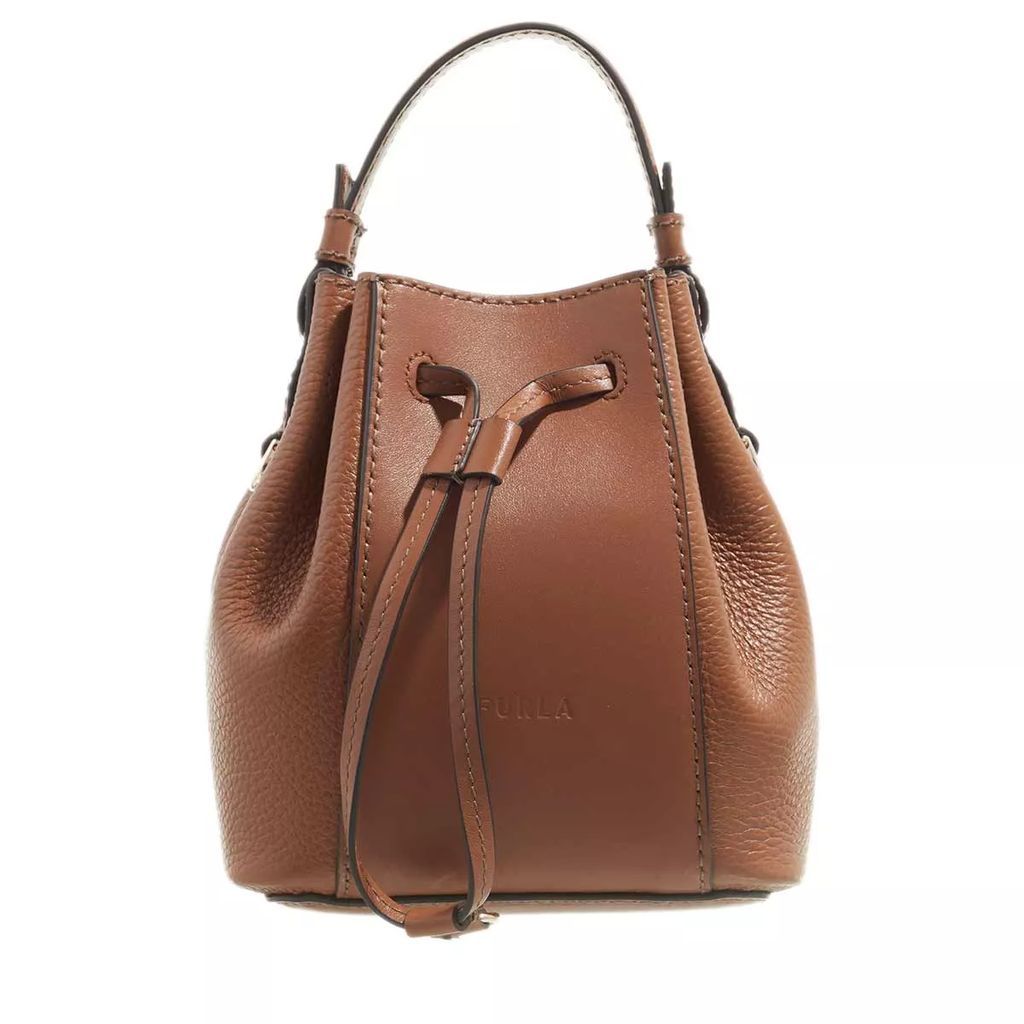 Bucket Bags - FURLA MIASTELLA MINI BUCKET BA - brown - Bucket Bags for ladies