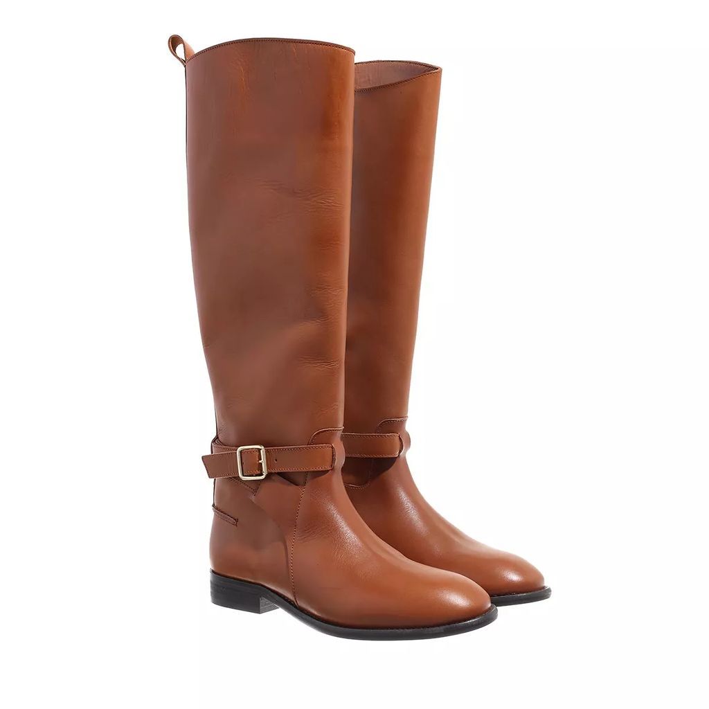 Boots & Ankle Boots - Forrah Leather Knee High Boot - brown - Boots & Ankle Boots for ladies