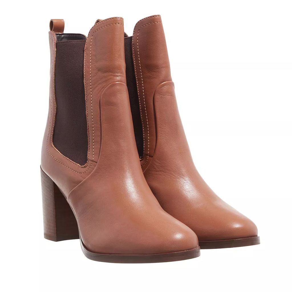 Boots & Ankle Boots - Daphina Leather Heeled Chelsea Boot - brown - Boots & Ankle Boots for ladies