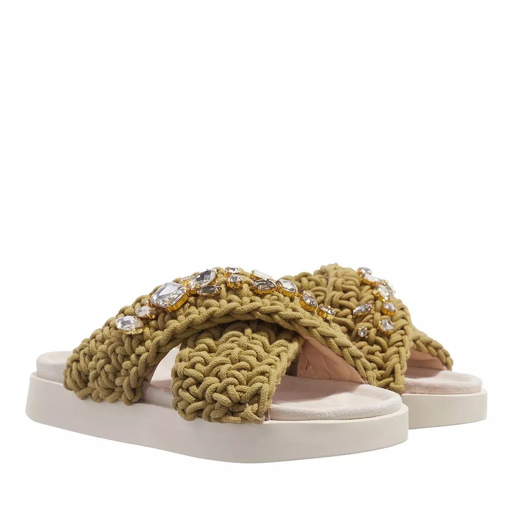 Sandals - Woven Stones - green - Sandals for ladies