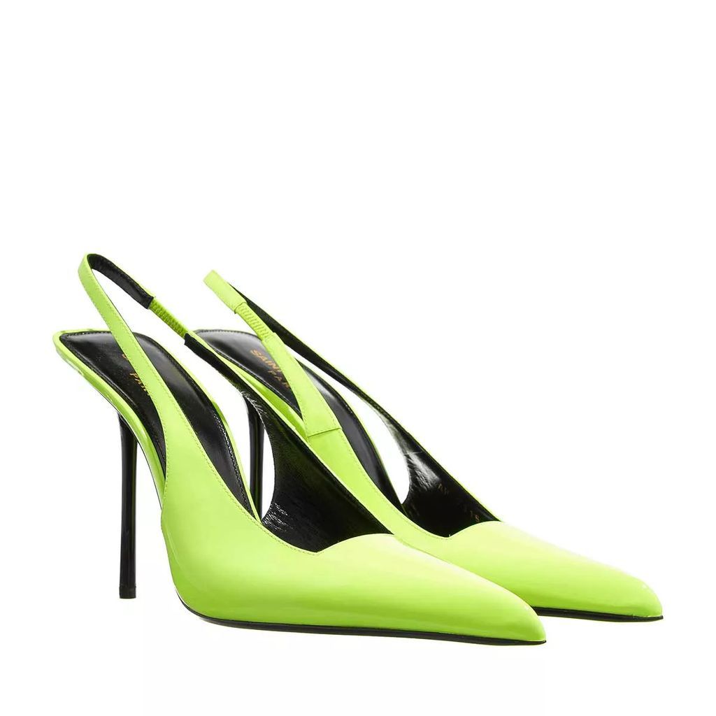 Pumps & High Heels - Kiss Patent Leather Slingback Pumps - yellow - Pumps & High Heels for ladies