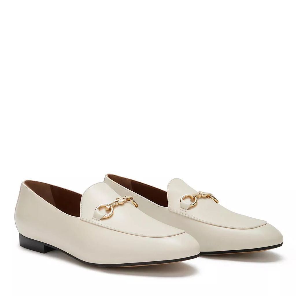 Loafers & Ballet Pumps - Vendôme Fleur calfskin leather loafers - beige - Loafers & Ballet Pumps for ladies