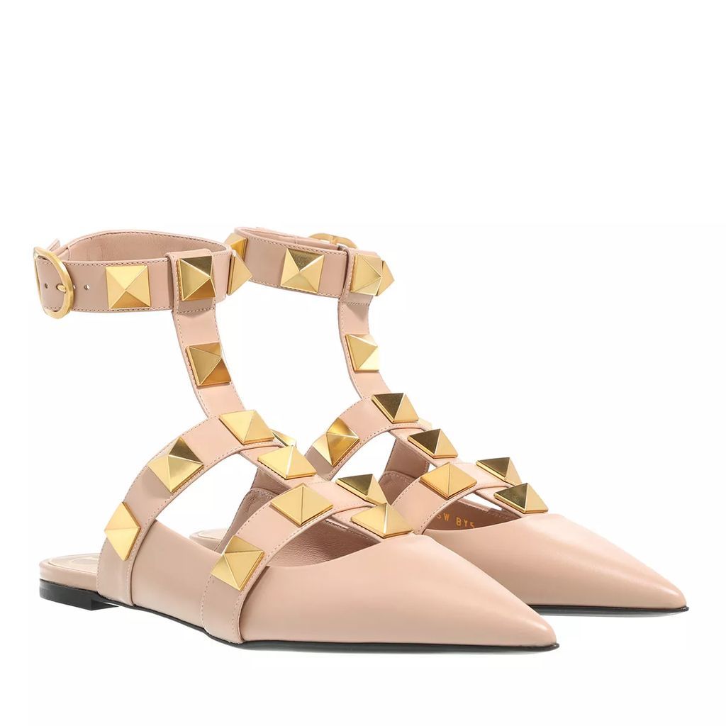 Sandals - Roman Stud Ballerinas - beige - Sandals for ladies