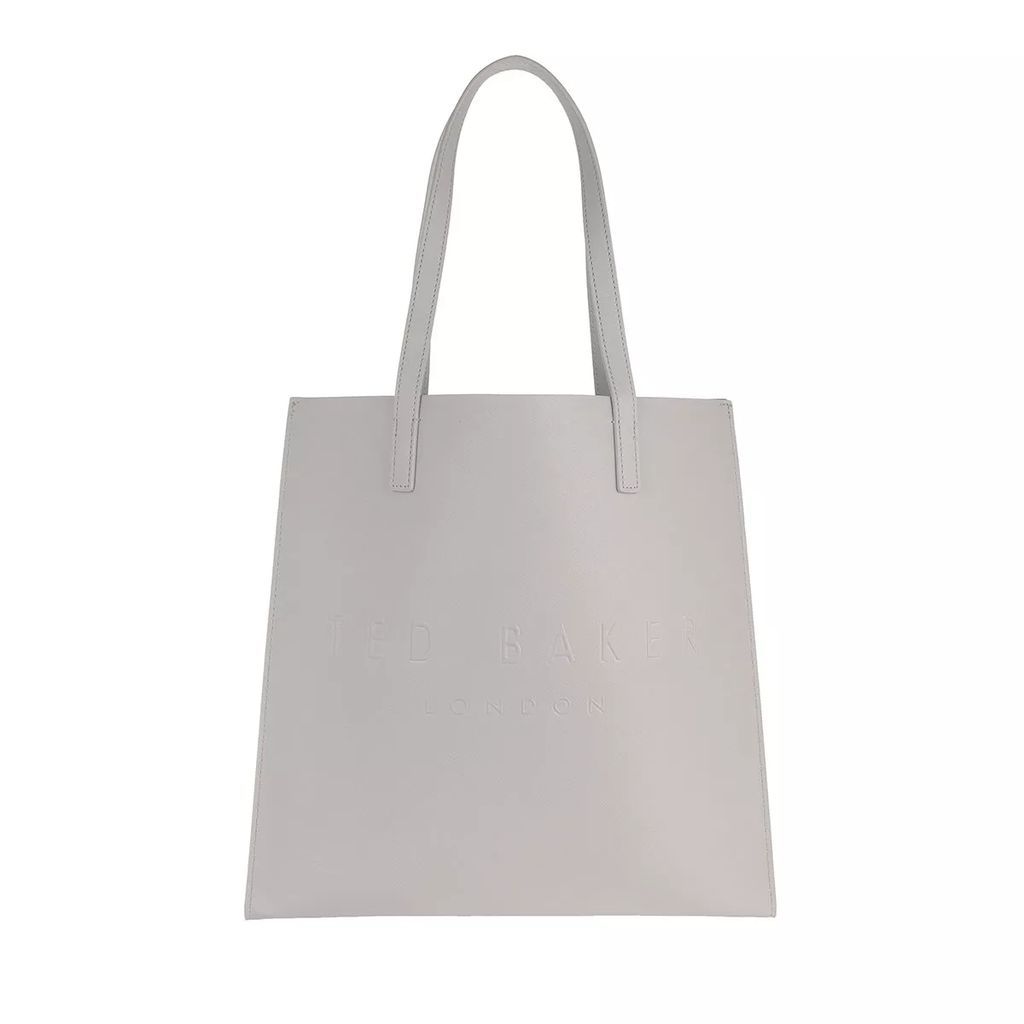 Shopping Bags - Soocon Crosshatch Large Icon Bag - grey - Shopping Bags for ladies