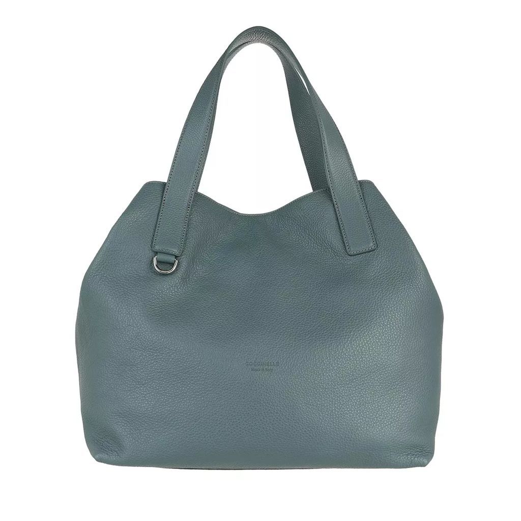 Shopping Bags - Mila Handbag Grainy Leather - blue - Shopping Bags for ladies