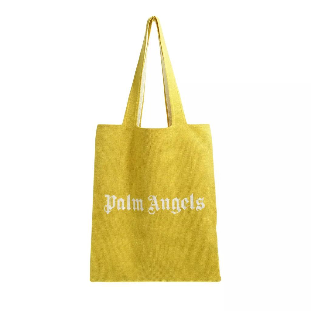 Shopping Bags - Logo Knitted Shopper - yellow - Shopping Bags for ladies