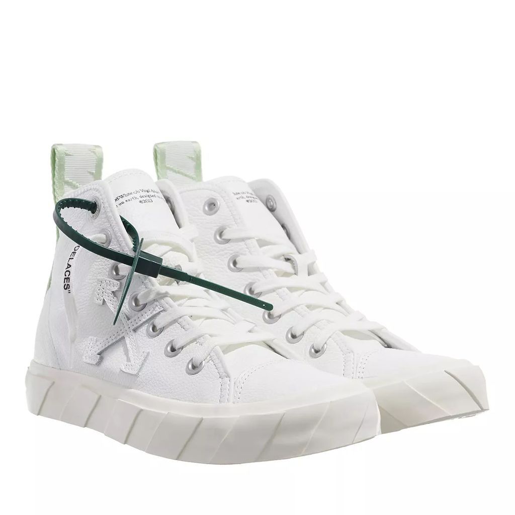 Sneakers - Mid Top Vulcanized Leather - green - Sneakers for ladies