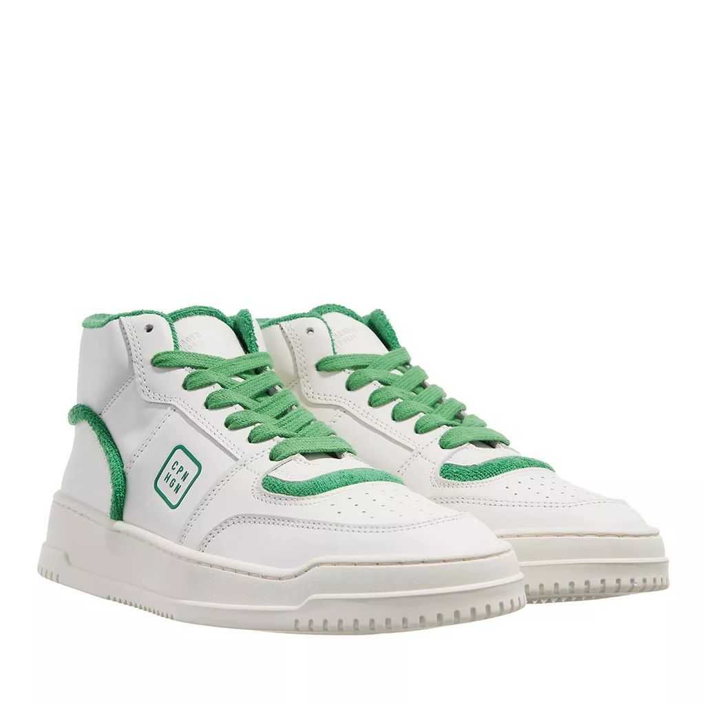 Sneakers - CPH196 vitello white/green - green - Sneakers for ladies