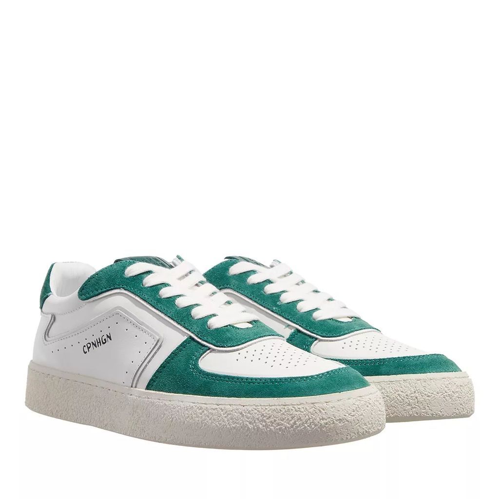 Sneakers - CPH264 leather mix white/green - green - Sneakers for ladies
