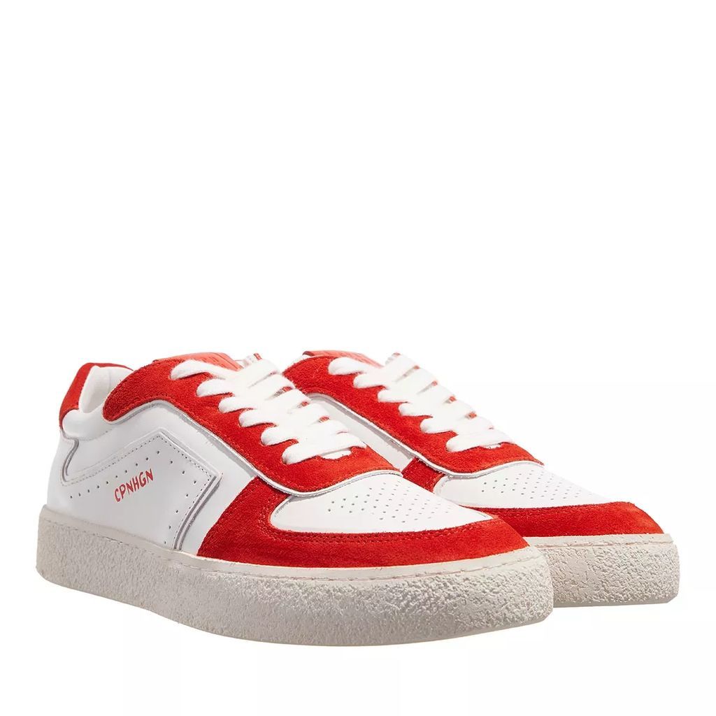 Sneakers - CPH264 leather mix white/red - red - Sneakers for ladies