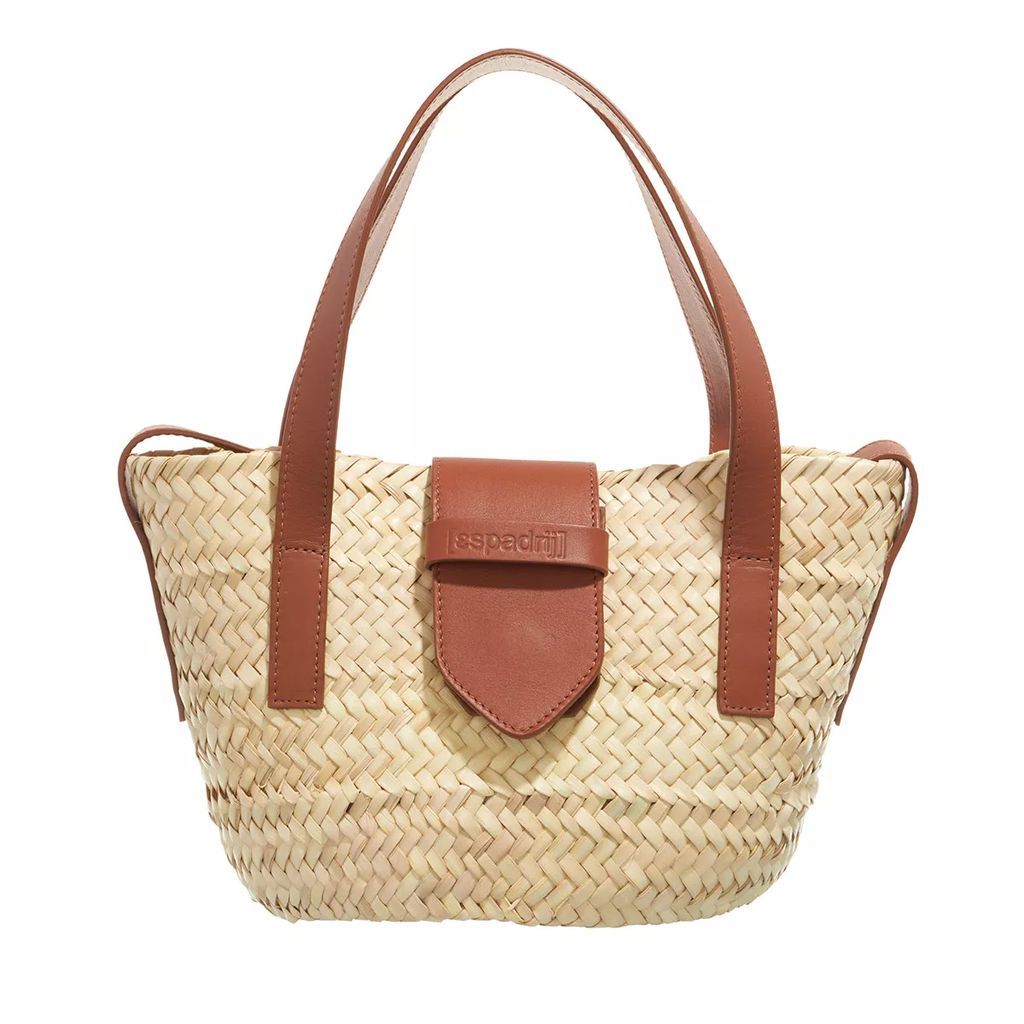 Shopping Bags - Palm Basket Luxe Buckle small - beige - Shopping Bags for ladies