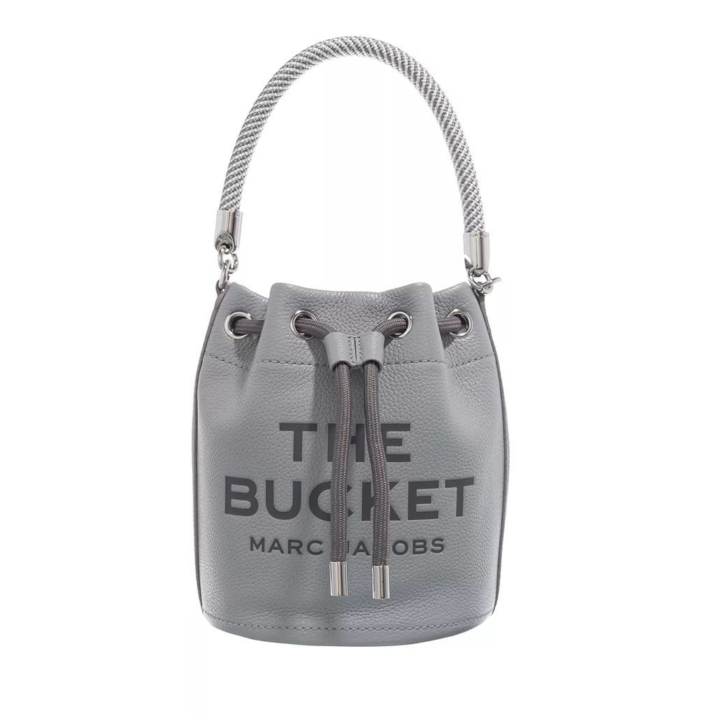 Tote Bags - The Leather Bucket Bag - grey - Tote Bags for ladies