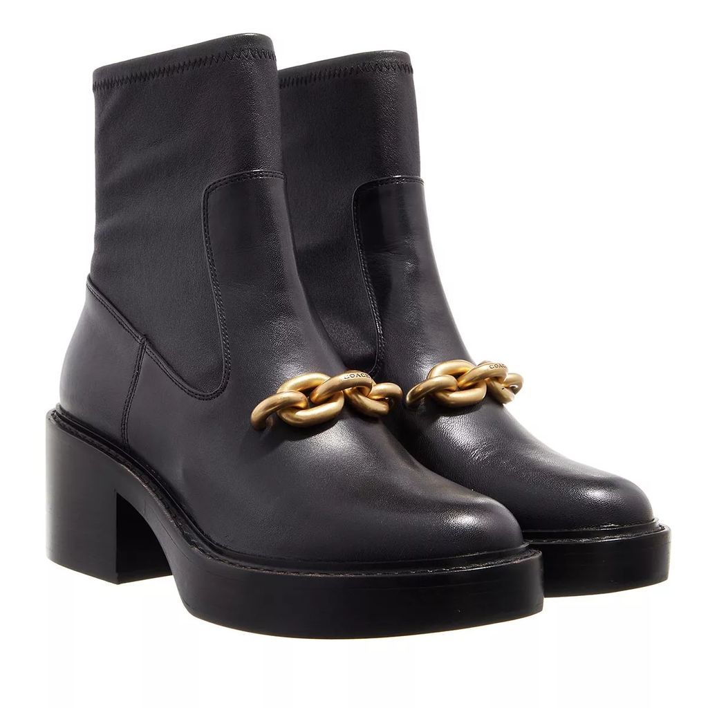 Boots & Ankle Boots - Kenna Leather Bootie - black - Boots & Ankle Boots for ladies