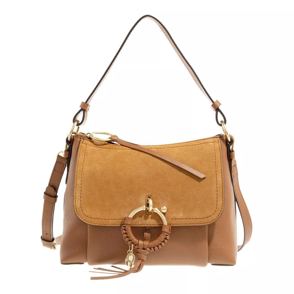 Crossbody Bags - Joan Shoulder Bag Suede - brown - Crossbody Bags for ladies