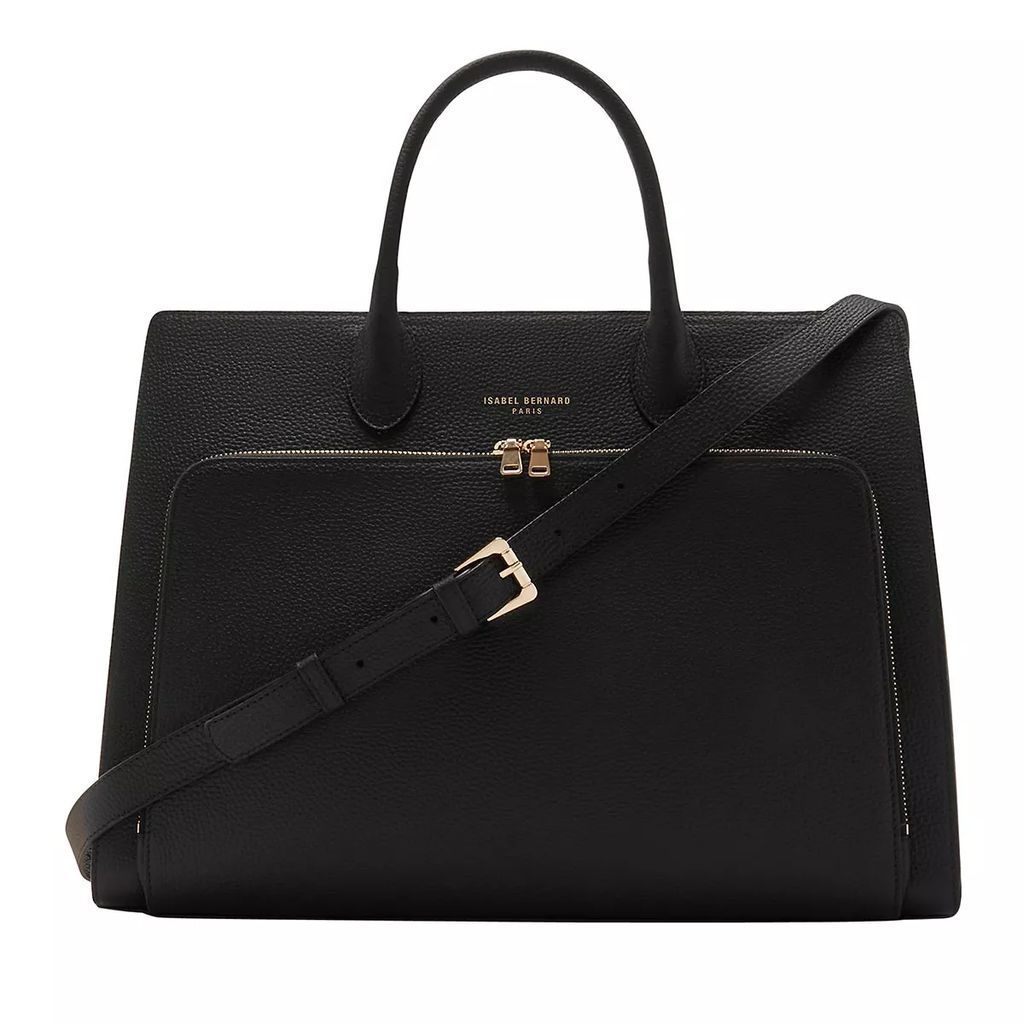 Crossbody Bags - Honoré Nadine Black Calfskin Leather Handbag - black - Crossbody Bags for ladies