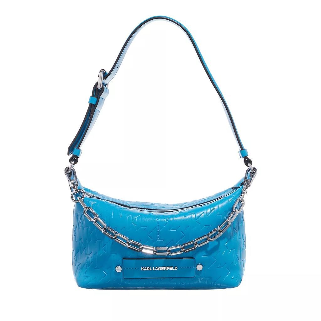 Hobo Bags - K/Kushion Emb Sm Scuba - blue - Hobo Bags for ladies
