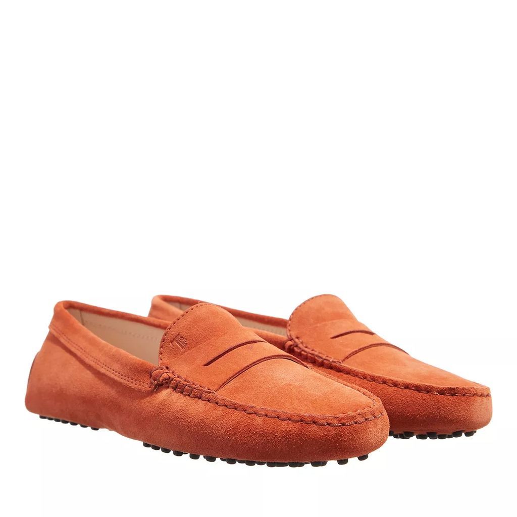 Loafers & Ballet Pumps - Gommino Driving Loafers Suede - orange - Loafers & Ballet Pumps for ladies