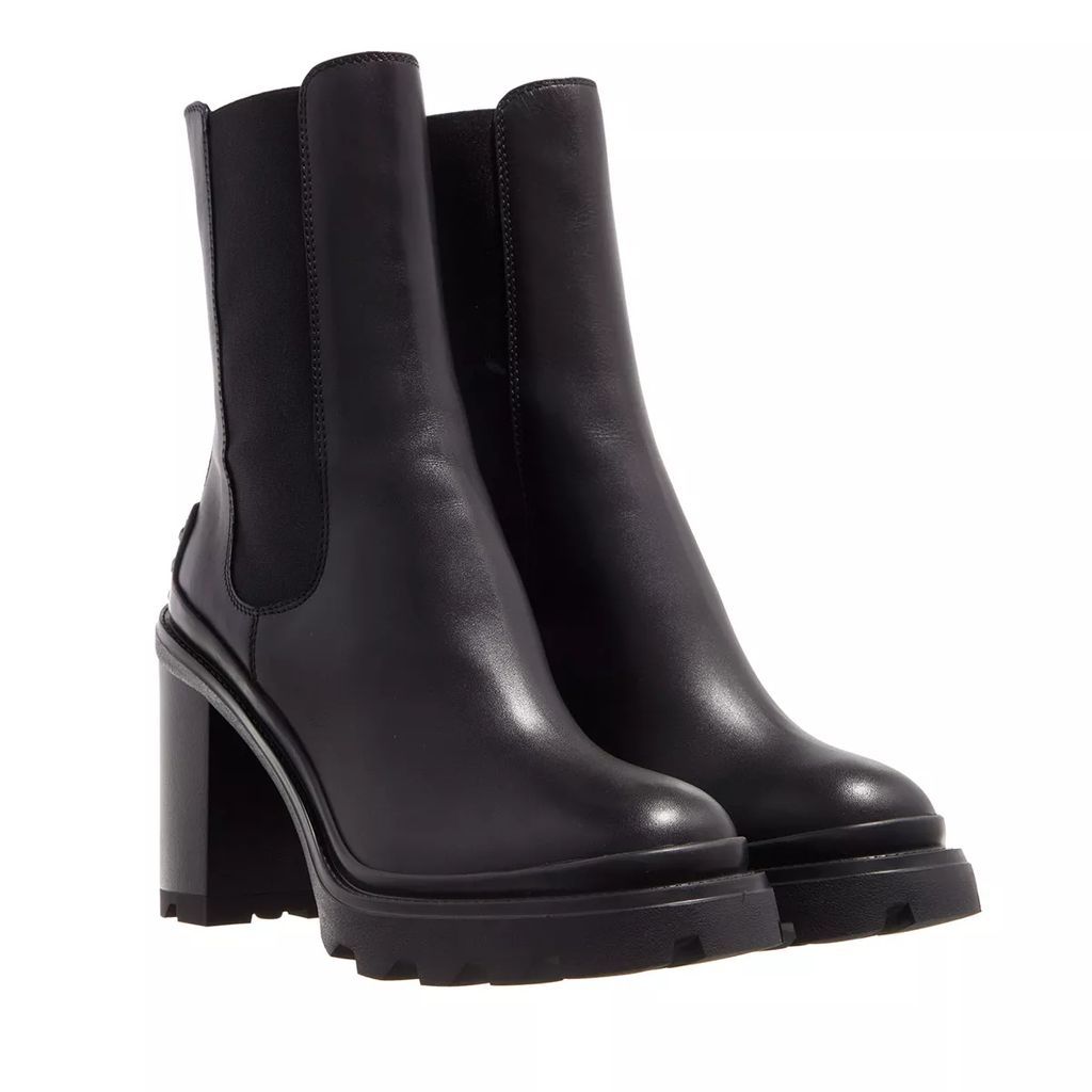 Boots & Ankle Boots - Heeled Boots Leather - black - Boots & Ankle Boots for ladies