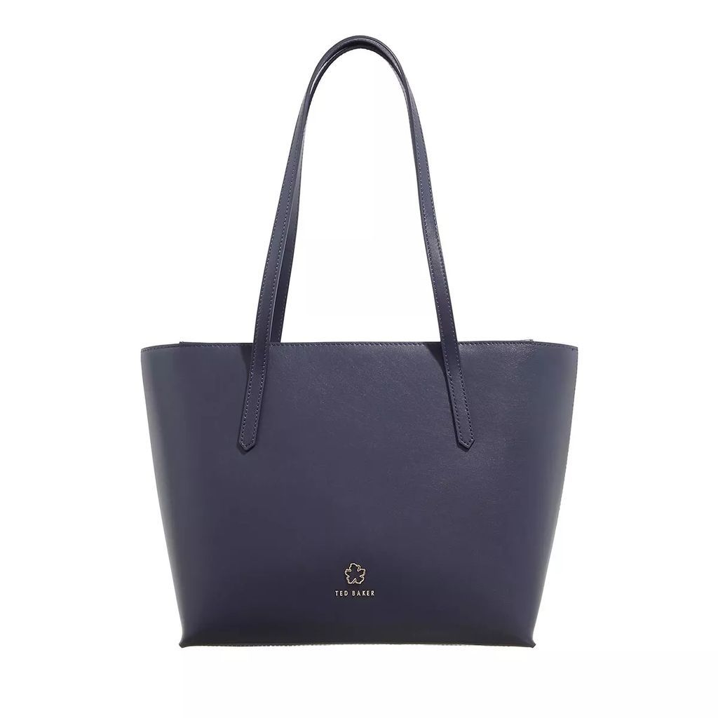 Shopping Bags - Jorjina Flower Eyelet Small Shopper - blue - Shopping Bags for ladies