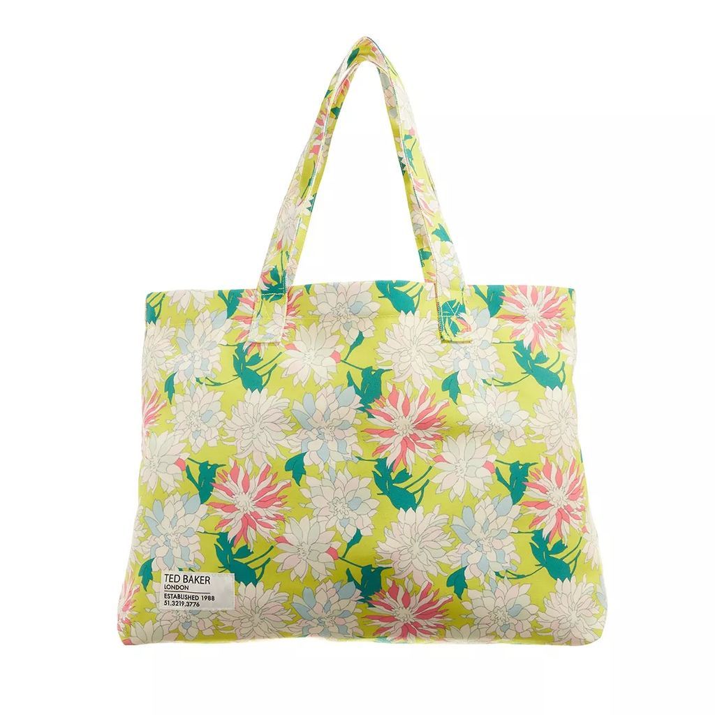 Shopping Bags - Kathyy Floral Printed Canvas Tote Bag - colorful - Shopping Bags for ladies
