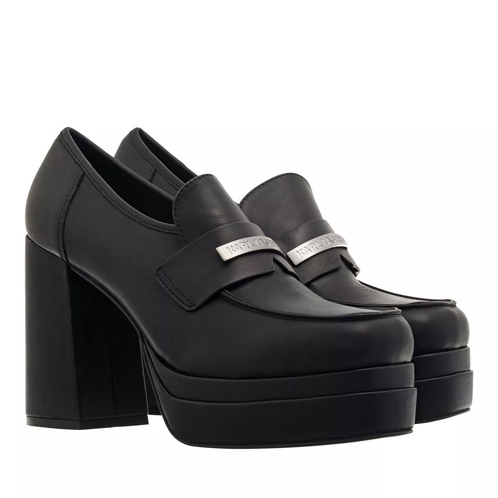 Loafers & Ballet Pumps - Strada Karl Plaque Loafer - black - Loafers & Ballet Pumps for ladies