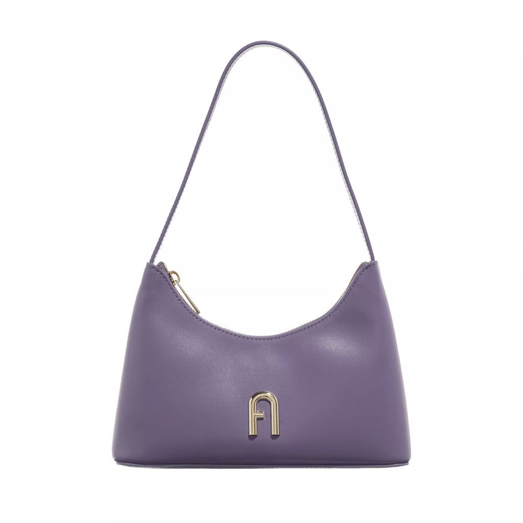 Hobo Bags - Furla Diamante Mini Shoulder Bag - violet - Hobo Bags for ladies
