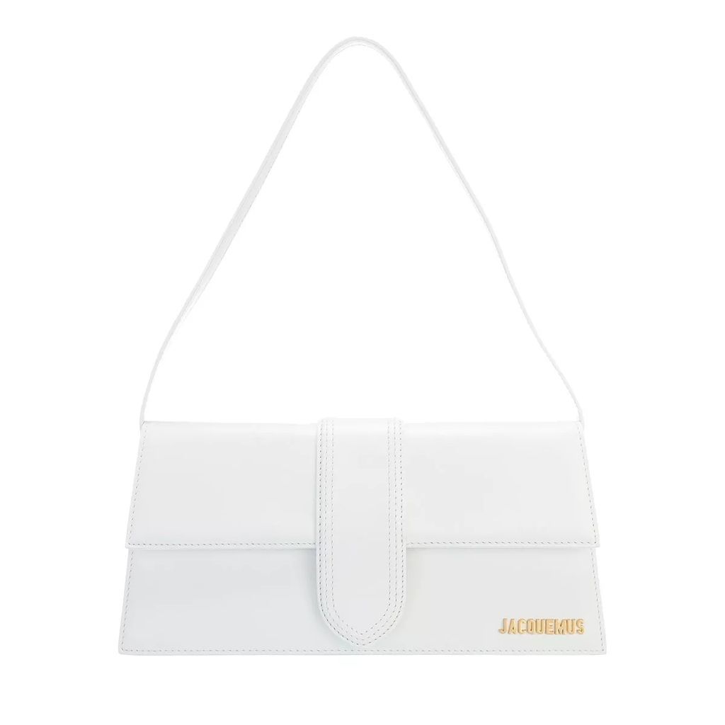 Hobo Bags - Le Bambino Long Shoulder Bag Leather - white - Hobo Bags for ladies